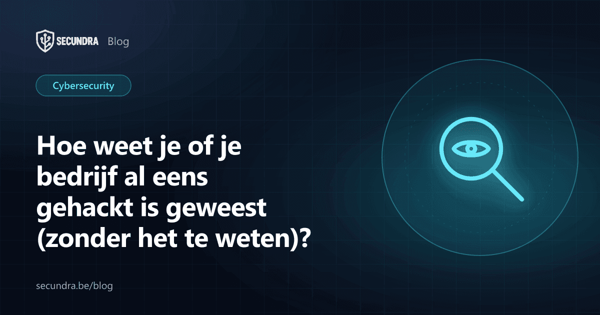 Illustratie van een vergrootglas met oog, thema gehackt