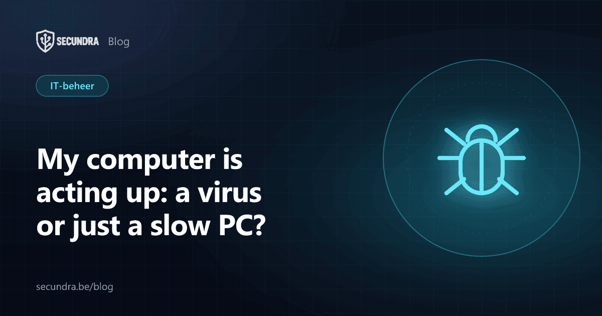 Illustration of a bug, virus or slow PC theme
