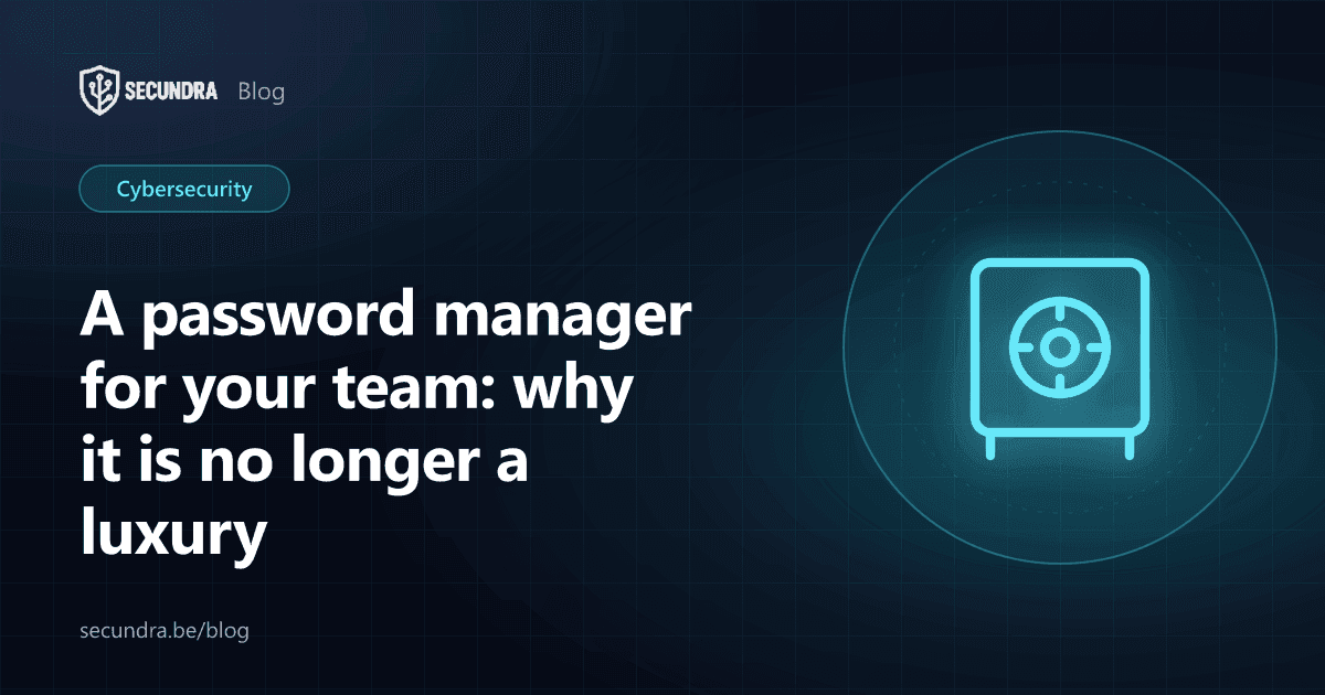 Illustration of a vault door, password manager theme