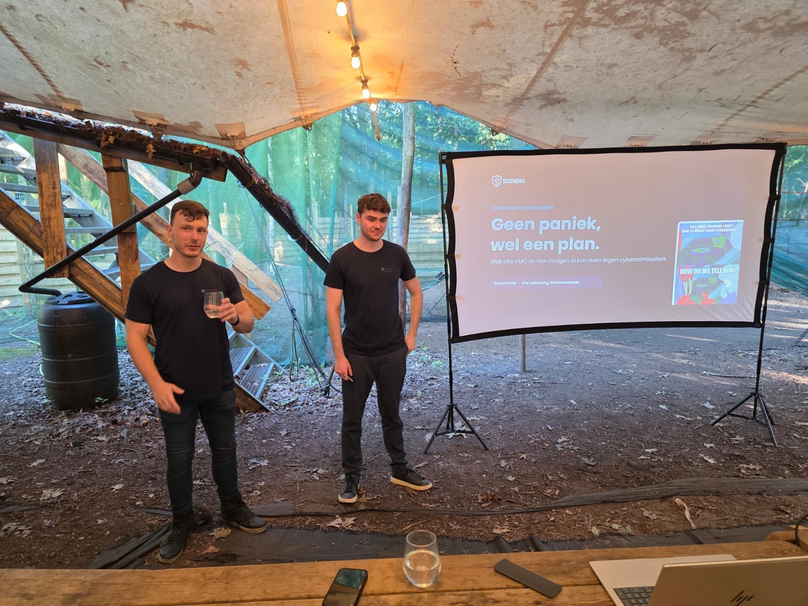 Sfeerbeeld van onze infoavond cybersecurity 1