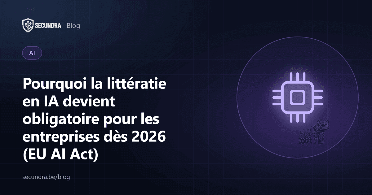 Illustration d'une puce, thème littératie en IA et EU AI Act
