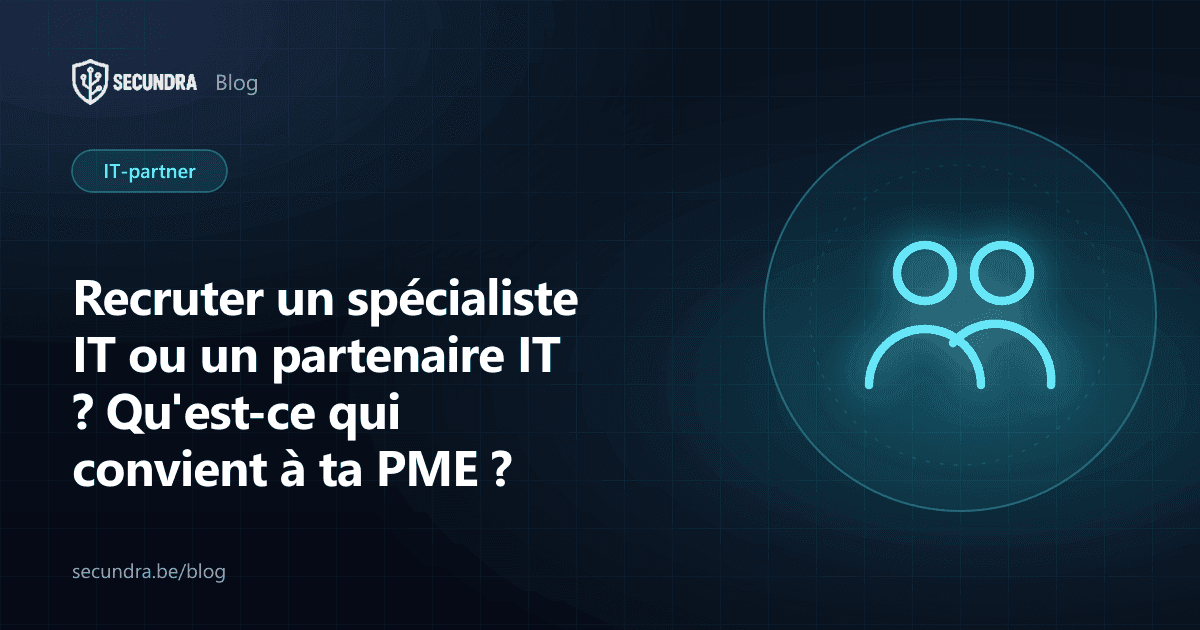 Illustration de deux personnes, thème spécialiste IT ou partenaire IT