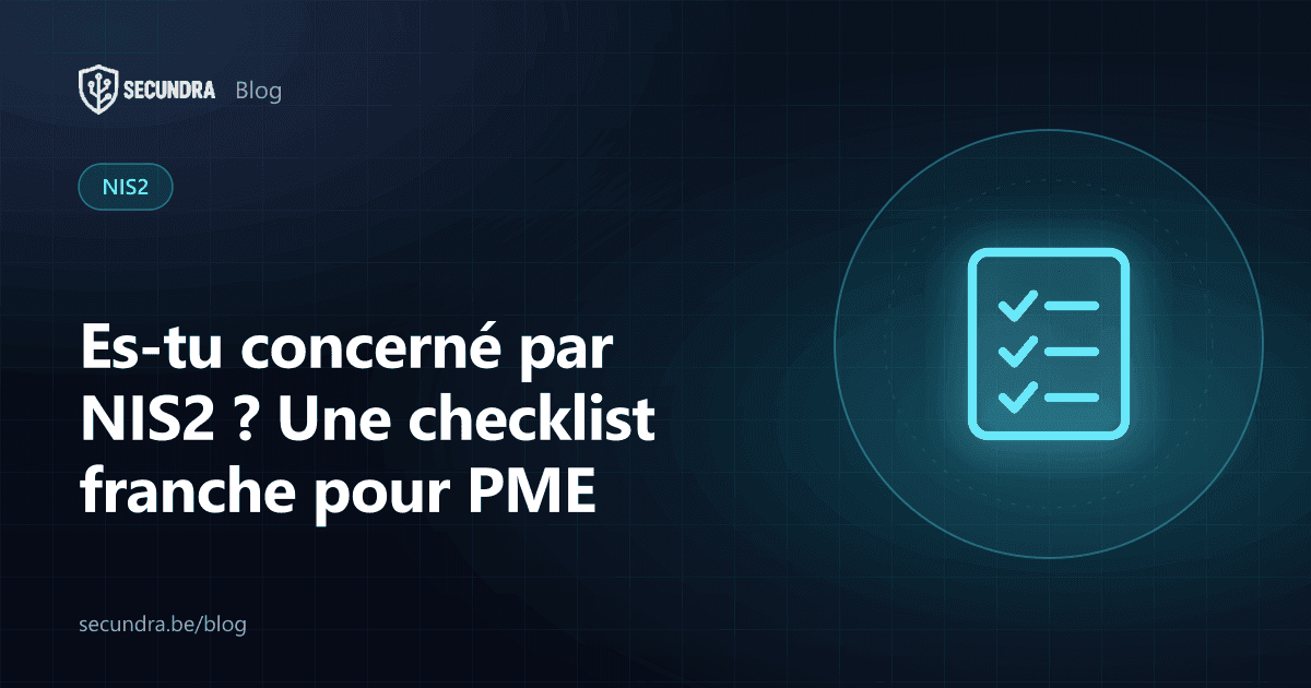 Illustration d'une liste de contrôle, thème NIS2 pour PME