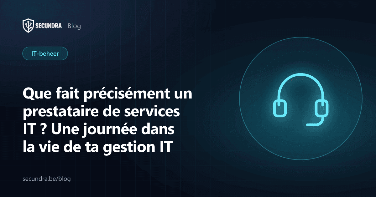 Illustration d'un casque, thème fournisseur de services IT